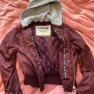 Garage Maroon Bomber